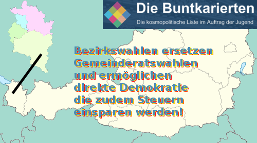 Buntkariert - Bezirkswahlen ersetzen Gemeinderatswahlen
