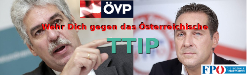 Österreichisches TTIP ÖVP FPÖ