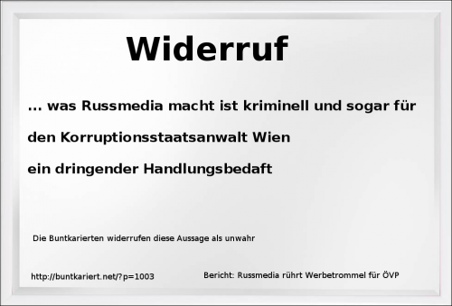 DBK Russmedia Widerruf